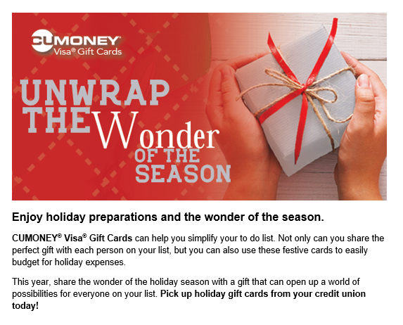 Unwrap the wonder of the season email template